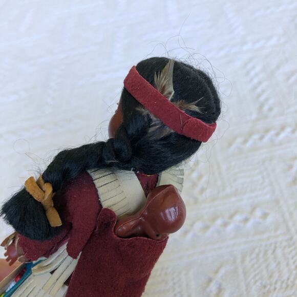 Vintage Carlson Dolls Cree Princess 7" Sleep Eyes With Baby NWT USA 1970s 80s - Picture 11 of 12